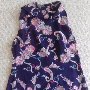 Laundry by Shelli Segal sleeveless paisley top